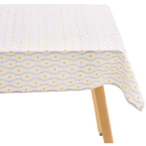 TISCHDECKE COT SLUB FRUITY 140X240 - Atmosphera créateur d'intérieur