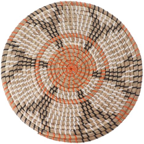 Tischdecke im skandinavischen Flechtstil, innovative runde Platzsets zur Wand- oder Esszimmerdekoration, 34 cm Durchmesser