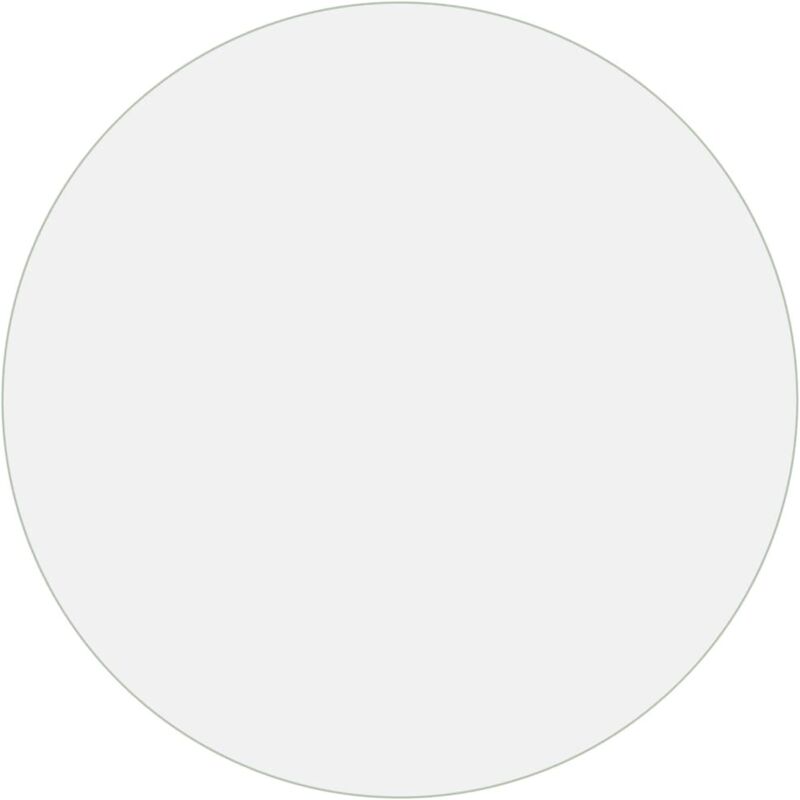 Vidaxl - Tischfolie Matt Ø 90 Cm 2 Mm Pvc