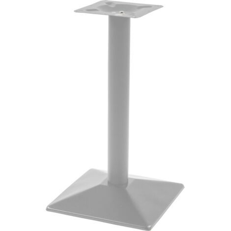 Tischgestell Bistrotische & Esstische Standfuß Einzelsäule 40x40x72 cm silber