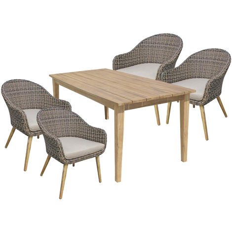 Tischgruppe Visalia Pueblo 2x Ve2 Stuhl 985224 1x Tisch 985151