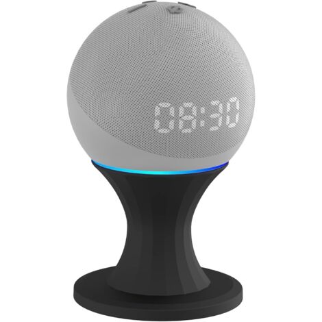 Tischhalterung für Echo Dot 4 / Echo Dot 5, Zubehör, keine Schrauben erforderlich, Lautsprecherhalterung (Amazon Echo Dot 4 / Echo Dot 5, Schwarz) Jzt01