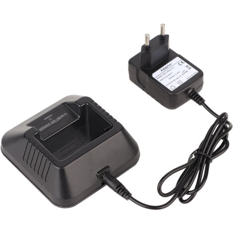 Tischladegerät/Netzadapter für Baofeng UV-5R 5RA 5RE Walkie-Talkie-Funkgeräte (EU)