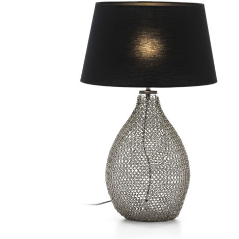 Tischlampe 25x25x45 Glas/Silbermetall/ohne Bildschirmbeleuchtung/Tischlampen Alle Stile, um dem Haus einen Hauch zu verleihen