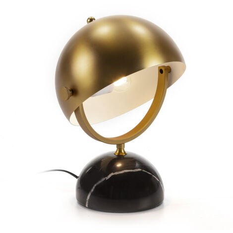 Tischlampe 28x28x38 Black Marmor / Gold Metall Lighting / Tischlampen für alle Stile, um dem Haus einen Hauch zu verleihen