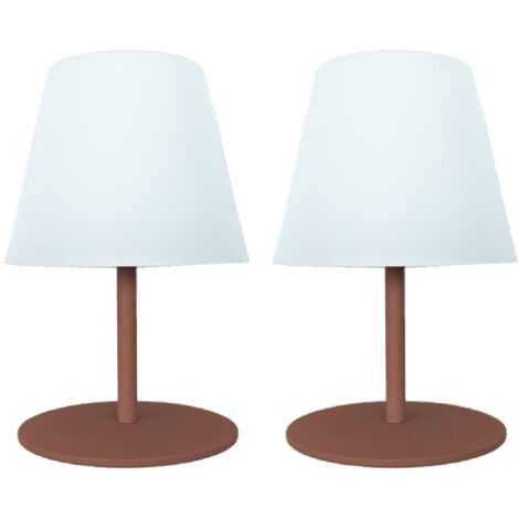 Tischlampe 2er Set TWINS h16cm