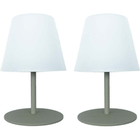 Tischlampe 2er Set TWINS h16cm