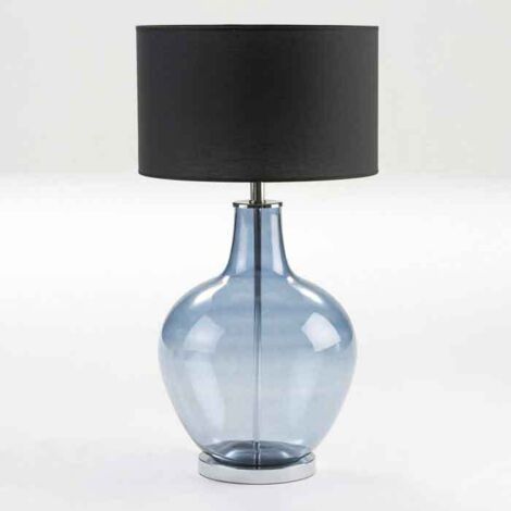 Tischlampe 34x34x57 Blaues Glas ohne Bildschirmbeleuchtung / Tischlampen für alle Stile, um dem Zuhause eine Note zu verleihen