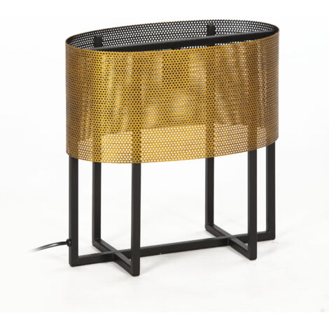 Tischlampe 36X21X36 Metall Gold/Schwarz