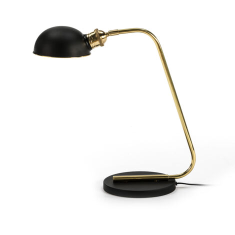Tischlampe 45X19X50 Metall Gold/Schwarz