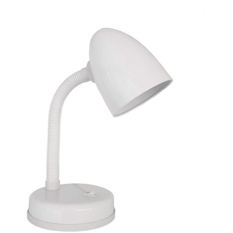 Tischlampe Amsterdam Modell e27 60w Weiße Farbe EDM
