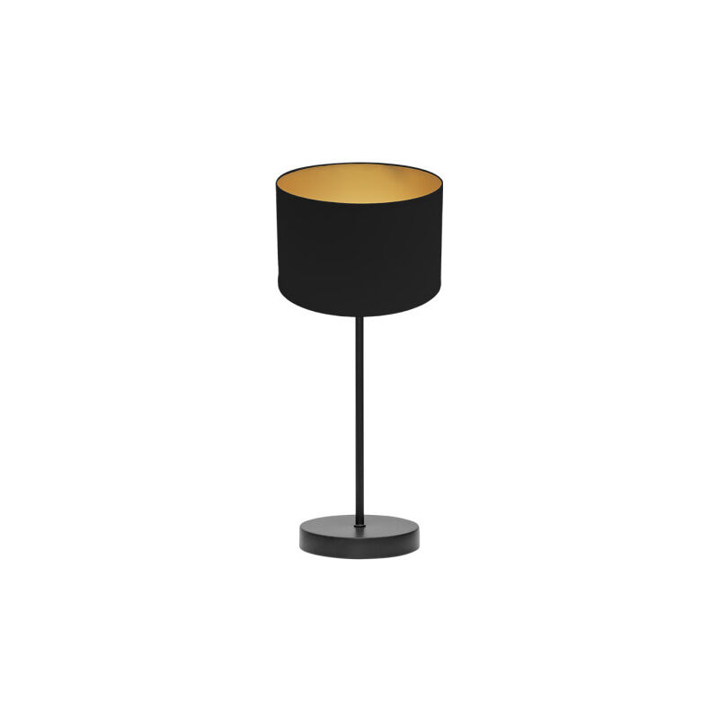 Anuska Tischleuchte 1xe14 schwarz/schwarz-gold 46x16x16x16 cm