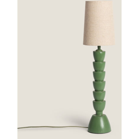 Tischlampe aus Kunstharz Darian Grün