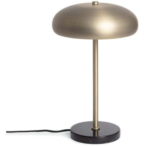 Tischlampe aus Metall Aleisk Gold