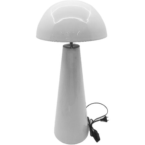 Tischlampe DKD Home Decor Weiß Metall Eisen 50 W 220 V 31 x 31 x 70 cm