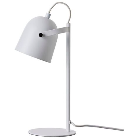 Tischlampe dyberg larsen Oslo weiß matt 40W 37 cm