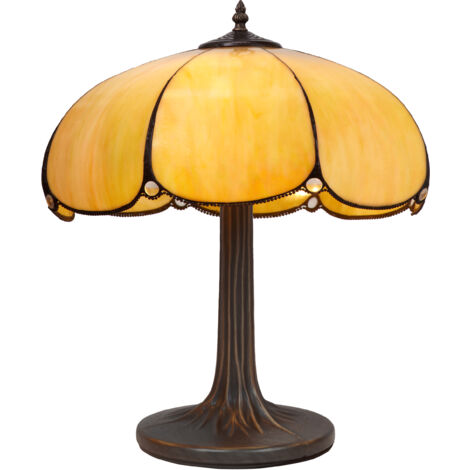 Tischlampe, größerer Durchmesser, 45 cm, Virginia-Serie