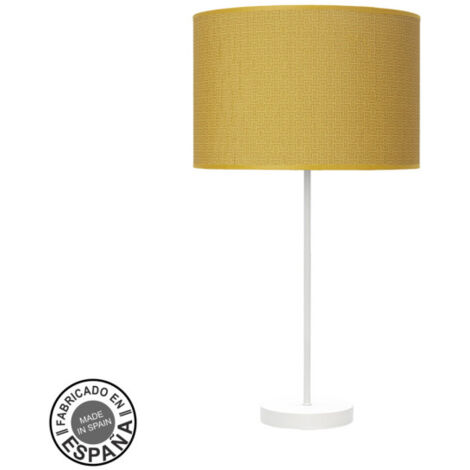 Tischlampe Hoch 1xE27 Weiß Gelb 63x30x30cm MODA