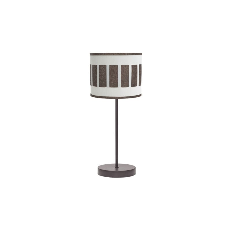 Fabrilamp - ivanna tischleuchte 1xe14 braun/weiß-rost 43x17x17 cm