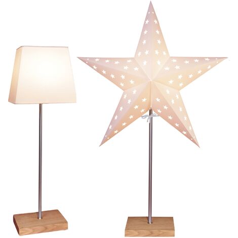 BEST SEASON Tischlampe Leo von Star Trading, 3D Papierstern