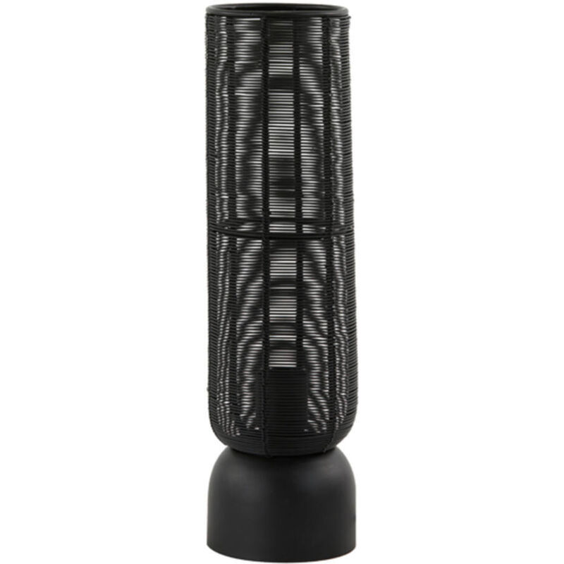 Light & Living Tischlampe - Lezuza - Schwarz - Metall - E27 - - Light&living