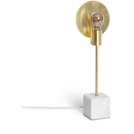 Tischlampe Marmor und Metall Argos Gold