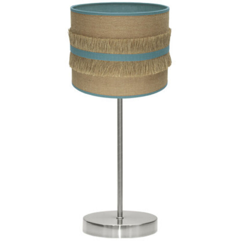 Tischleuchte natalia 1xe14 nickel/sac-türkis 43x17x17 cm
