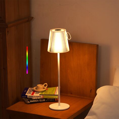 Tischlampe RGBW LED LTMATE Kabellos Touch Magenetisch Weiß