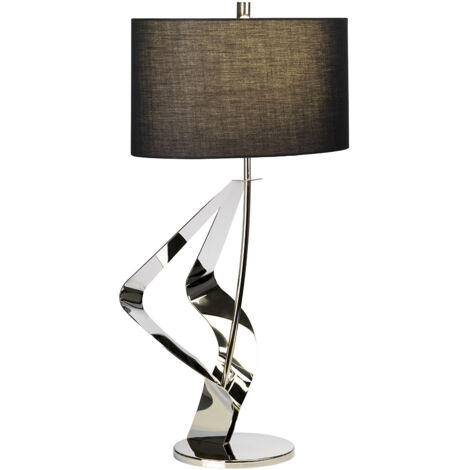 Tischlampe Schreibtischlampe Beistelllampe Nachttischlampe Stahl H 77,5 cm