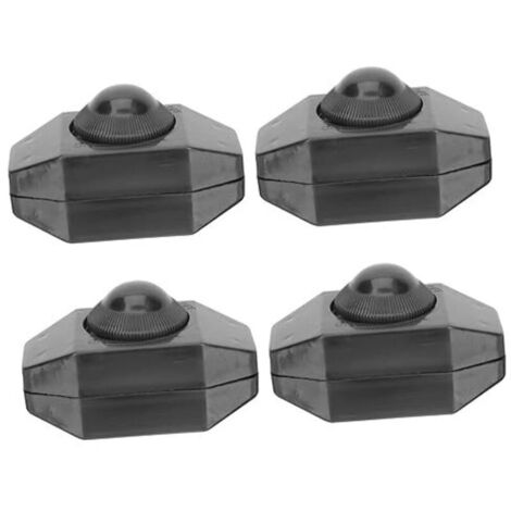 Tischlampen-Dimmeranschluss, 4 Stück, Inline-Knopf, Drehschalter für Tischlampen, Lötzubehör, Drehdimmer aus Kunststoff