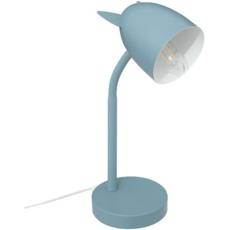Tischleuchte für Kinder Ohren blau LED