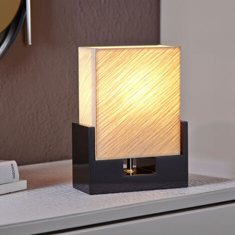Tischleuchte klein (B) 10 x (L) 15 x (H) 25 cm Beistelllampe E14 Tischlampe