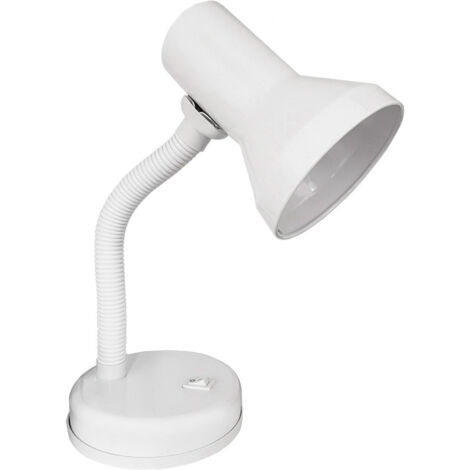 Tischleuchte, Modell London, E27, 60W, weiß  EDM 30251