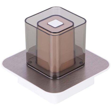 Tischleuchte Nachttischleuchte Schreibtischlampe LED Touchdimmer rauch L 12 cm
