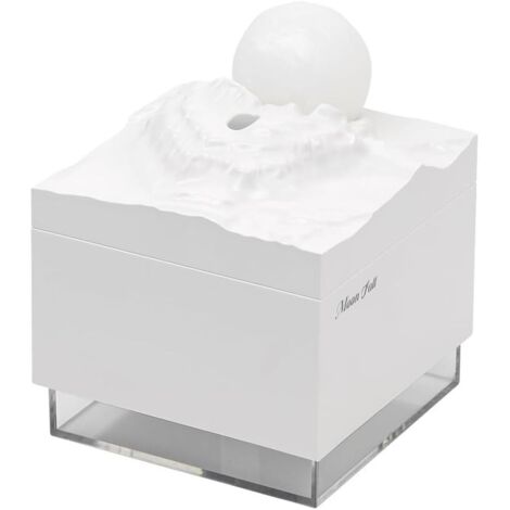 Tischluftbefeuchter, geeignet für Schlafzimmer, Wohnzimmer, Büro, weiß