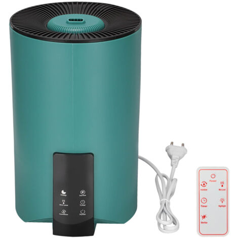 Tischluftbefeuchter mit 5 Litern Fassungsvermögen, Warm- und Kaltnebelfunktion, Timer und Filter für verschiedene Räume, EU-Stecker 100–240 V