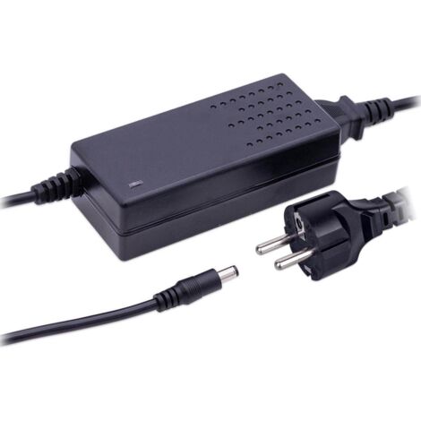 Tischnetzteil schwarz 60W 12V 5A Hohlstecker 5.5/2.1mm EU-Plug Festspannung