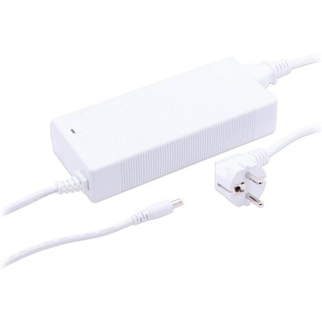 Tischnetzteil weiss 100W 12V 10A Hohlstecker 5.5/2.1mm EU-Plug Festspannung