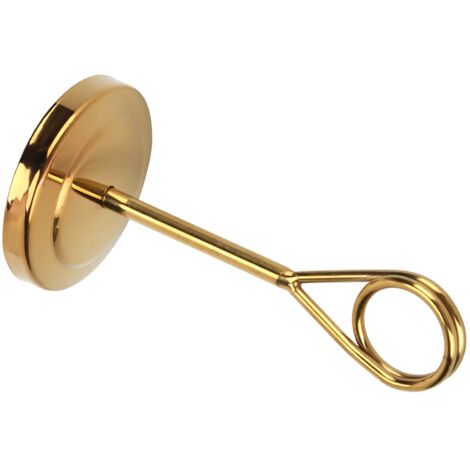 Tischnummernhalter aus goldfarbenem Edelstahl, farbbeständig, leicht und langlebig für den Einsatz in Hotels und Restaurants (10,5 cm).