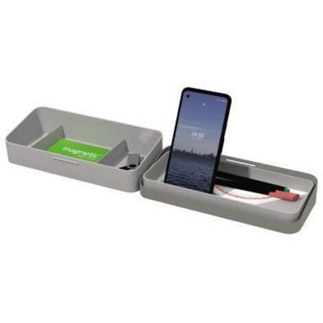 Tischorganizer the companion 22,5 x 5,6 x 10 cm (B x H x T) nicht gefüllt Kunststoff recycelt lichtgrau/grau