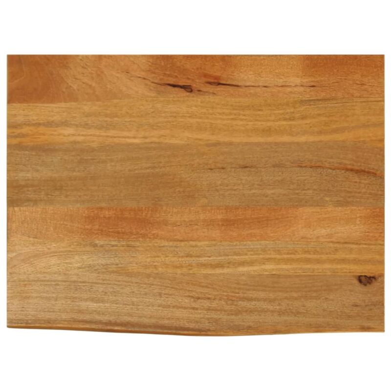Tischplatte Mit Baumkante 90x60x2, 5 Cm Massivholz Mango Vidaxl