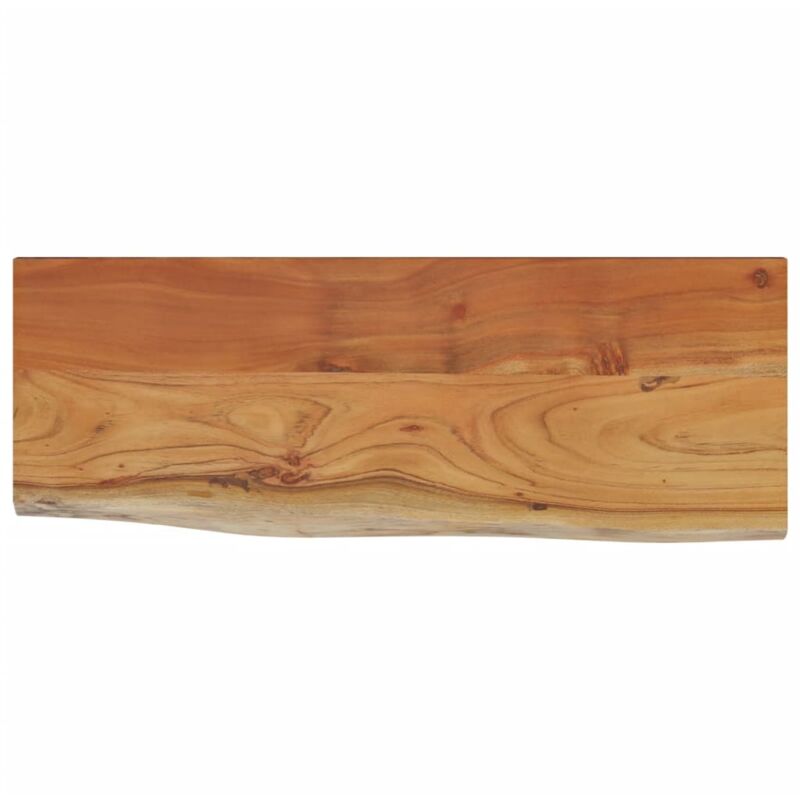 Wandregal 50x20x3, 8 Cm Rechteckig Massivholz Akazie Baumkante Vidaxl