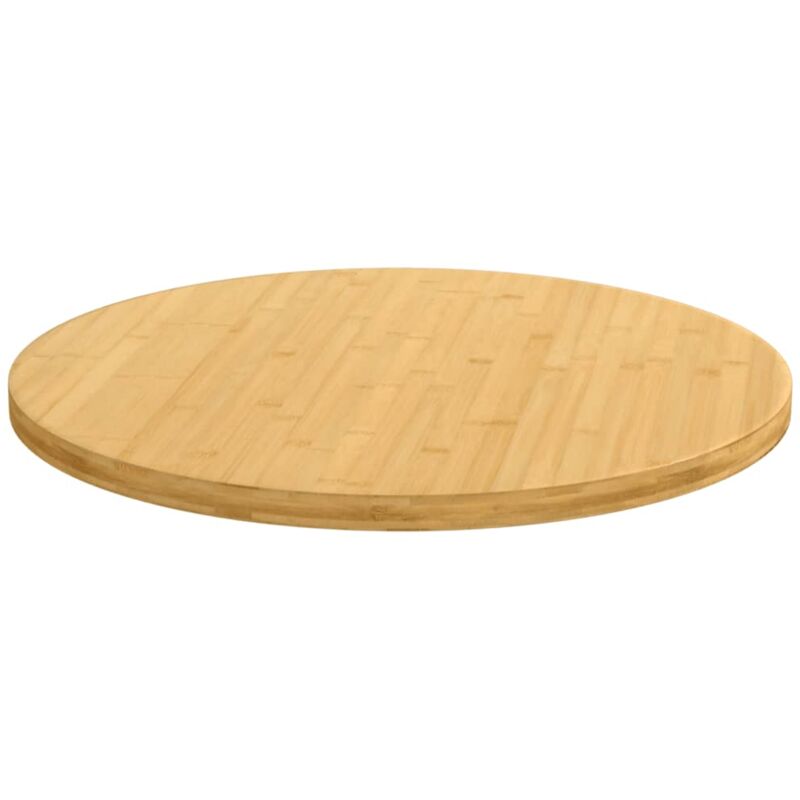Tischplatte Ø80x2, 5 Cm Bambus - Vidaxl
