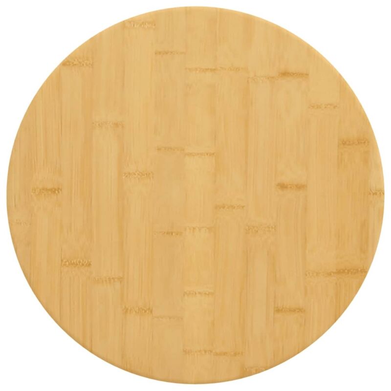 Tischplatte Ø50x1, 5 Cm Bambus Vidaxl