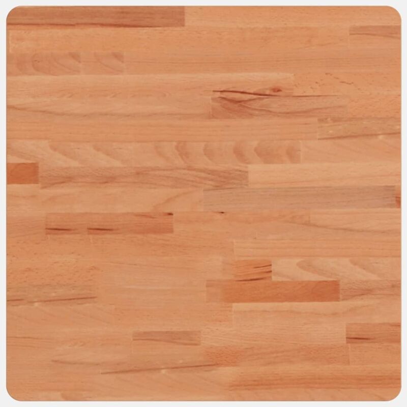 Tischplatte 50x50x1, 5 Cm Quadratisch Massivholz Buche Vidaxl
