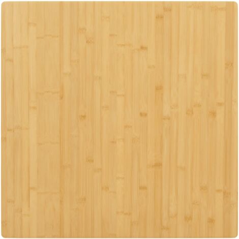 Tischplatte 90x90x2,5 cm Bambus vidaXL