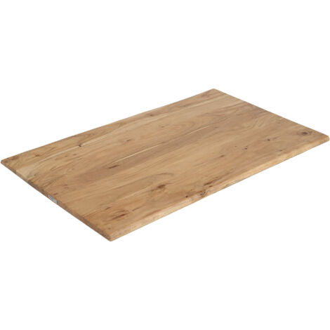 Tischplatte Baumkante Akazie natur 120 x 70 cm BRASILEIRO