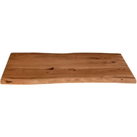 Tischplatte Baumkante Akazie Nuss 60 x 40 cm CURTIS