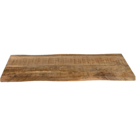 Tischplatte Baumkante Mango massiv 60 x 40 cm CURTIS