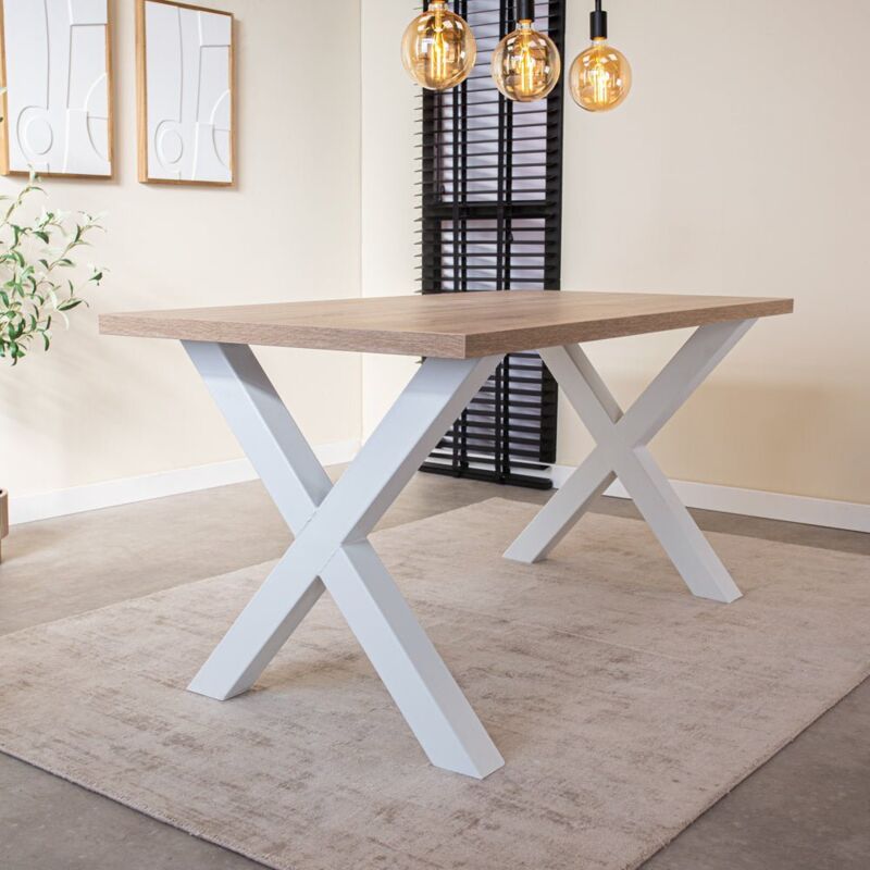 Dimehouse Tischplatte 190x100 Melamin Eichenoptik Lenzo - Robson Oak